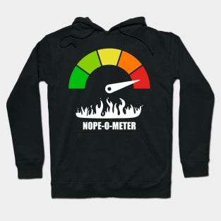 Meter Series - NOPE-O-METER 2 - Nope Icons - Gauge Level 5 - OH HELL NO - 5B Hoodie